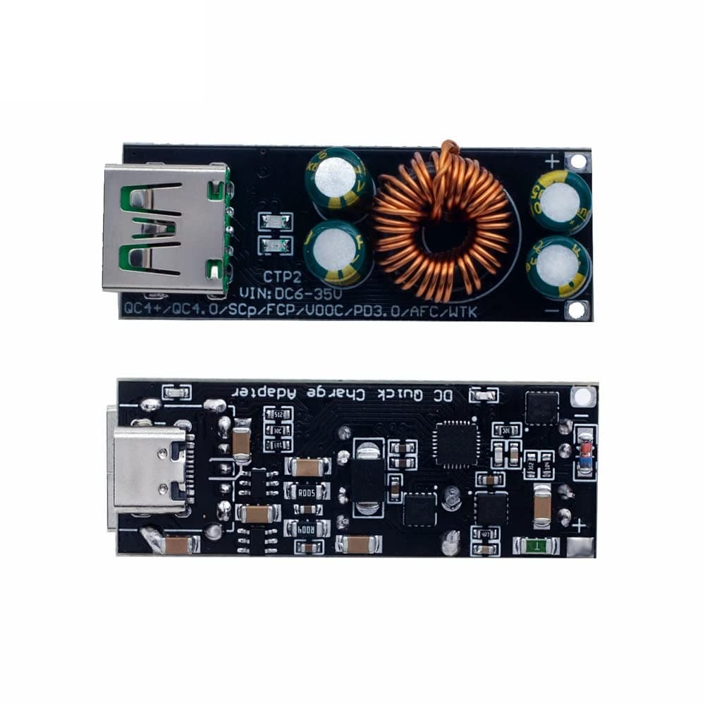 ماژول سوپر فست شارژ 60 وات USB Type-C مدل QC4+
