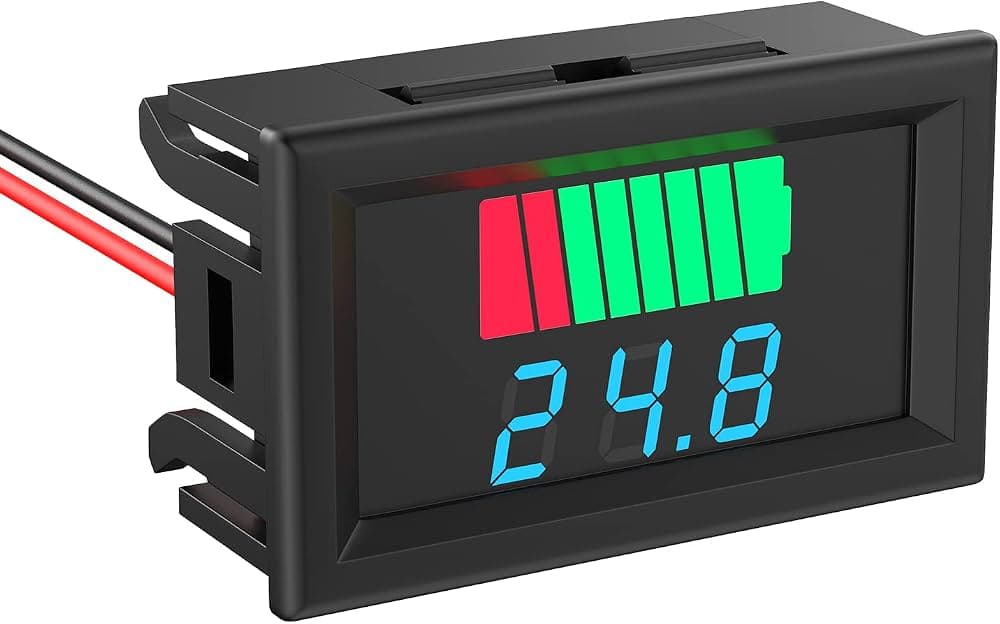 ماژول نمایشگر ولتاژ و سطح شارژ باتری مدل J128
