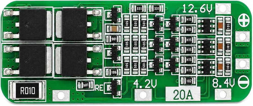 ماژول محافظ شارژ باتری لیتیوم یون و پلیمر 3Cell 12.6V مدل 20A